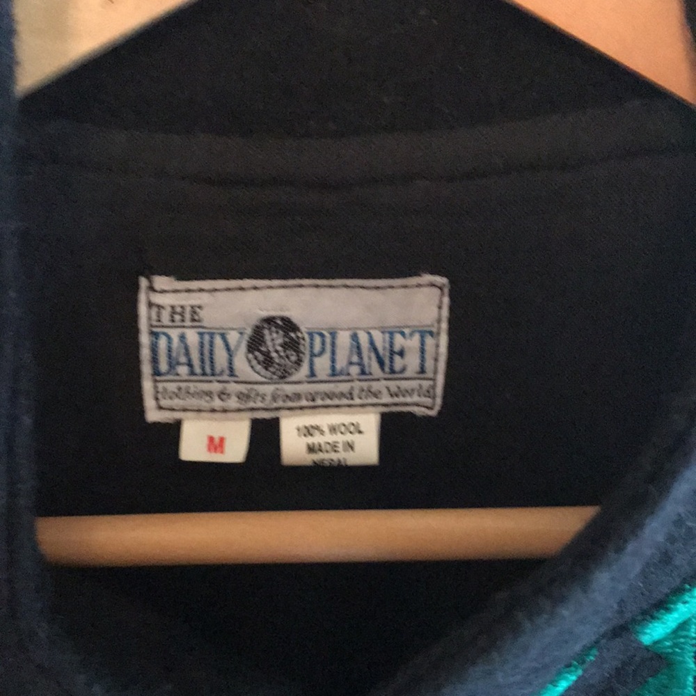 Black Wool Jacket - image 3